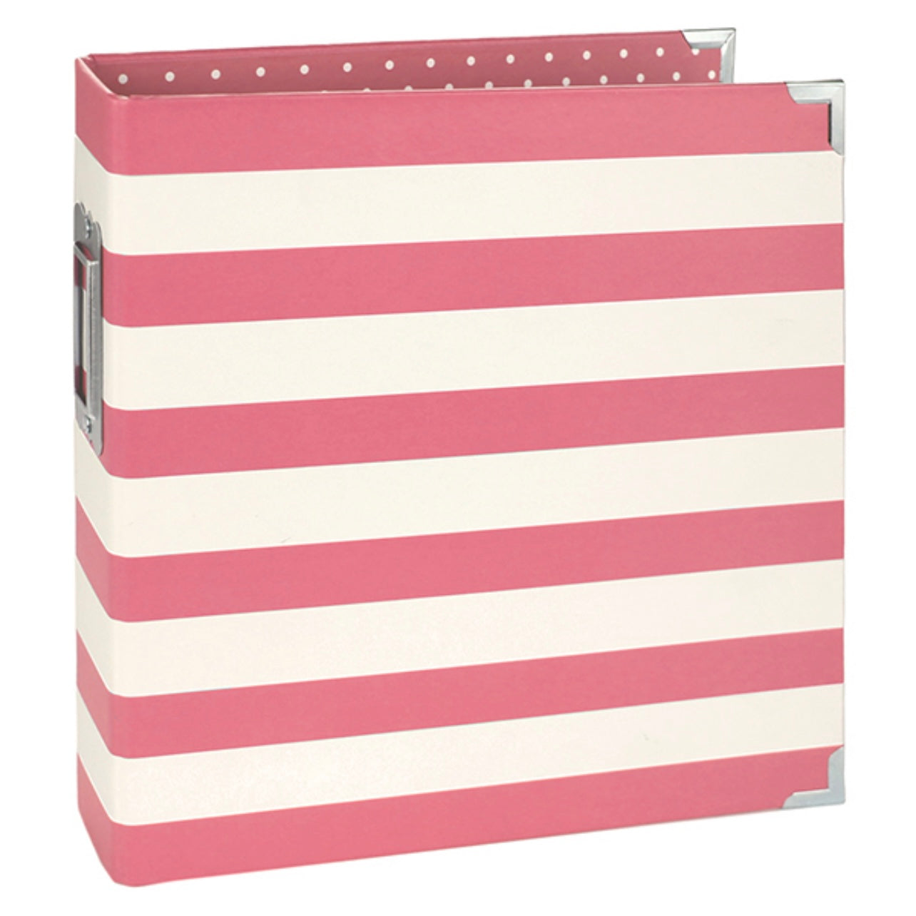 6 x 8” SNAP Album - Pink Stripe