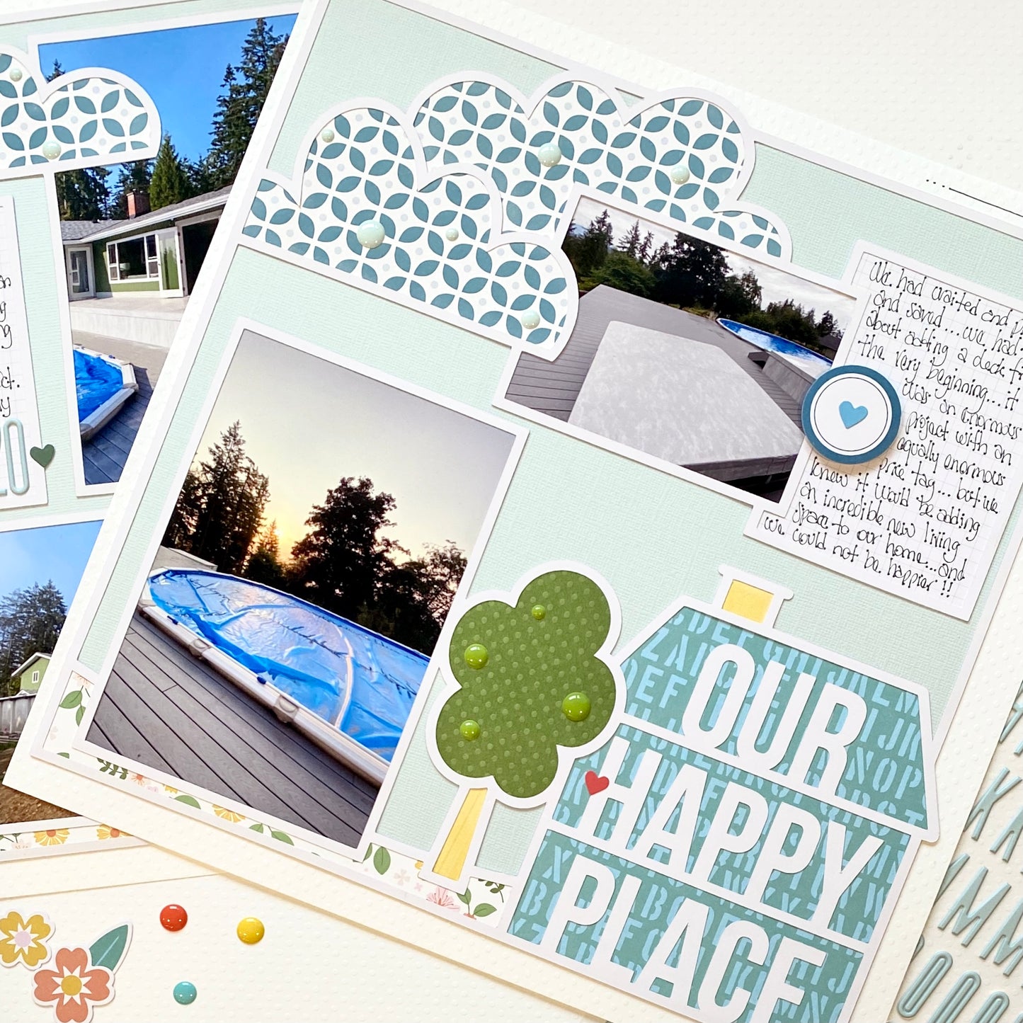 Our Happy Place Double Page Cut File