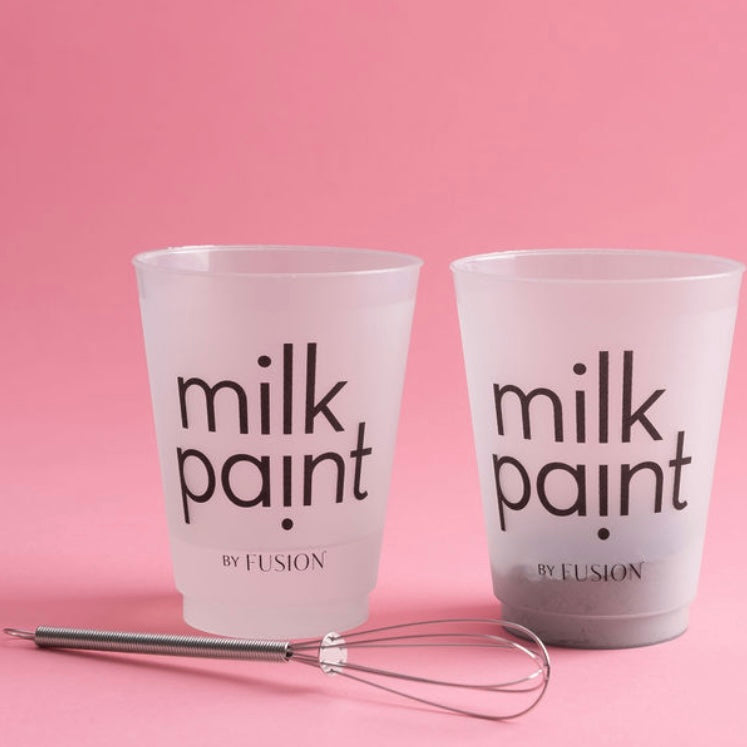 Milk Paint Whisk & Cup