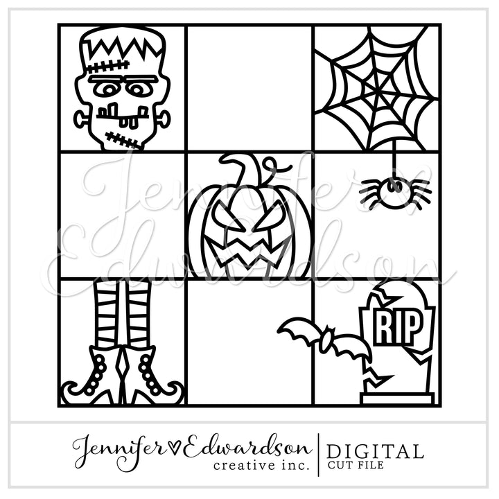 Halloween Grid Cut File