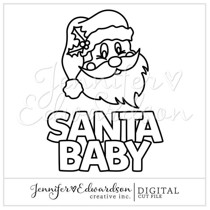 Santa Baby Cut File