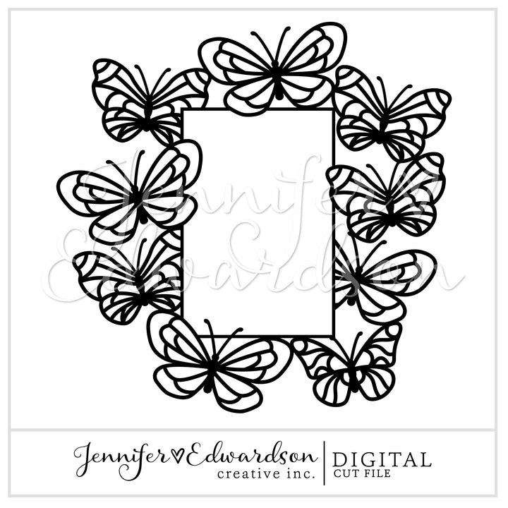 Butterfly Frame Cut File